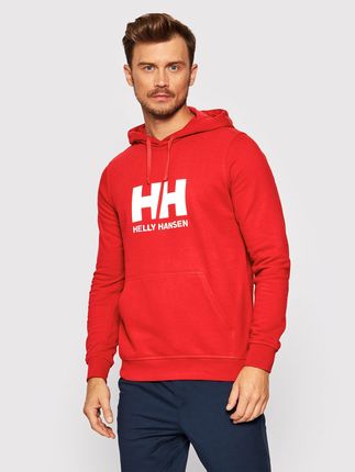 Helly Hansen Bluza Logo 33977 Czerwony Regular Fit