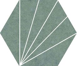 Codicer Hex Aster Green Hexagonal 25X22 Płytka Heksagonalna