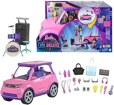 Barbie Big City - Samochód koncertowy scena 2w1 GYJ25