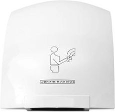 Domotechnika Suszarka Do Rąk Ścienna 1800W Biała Automatyczna