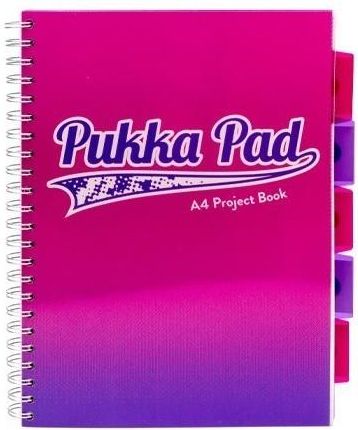 Kołozeszyt Pukka Pad A4 Fusion Project Book Różowy