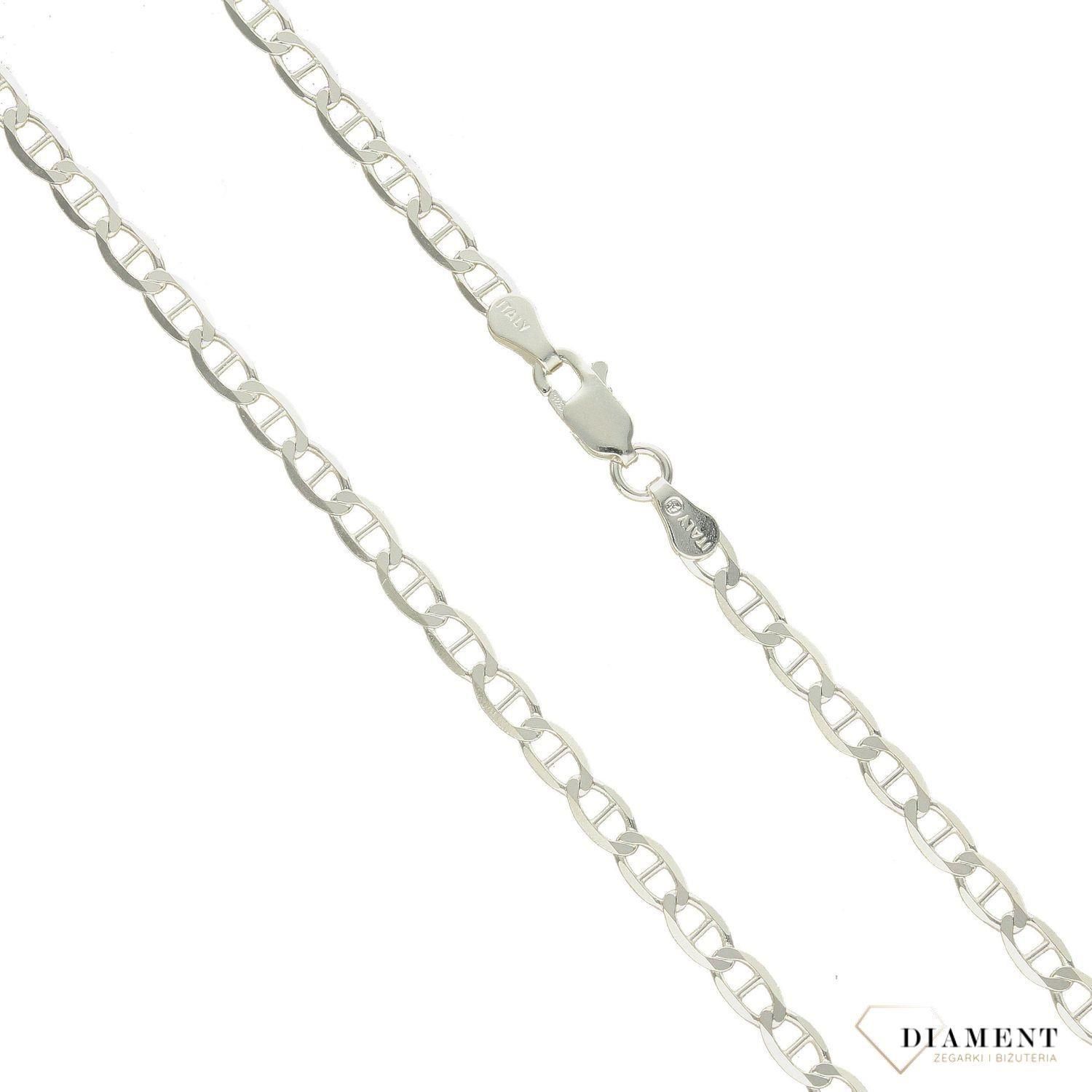 DIAMENT SREBRNY ŁAŃCUSZEK SPLOT GUCCI 3,5 MM