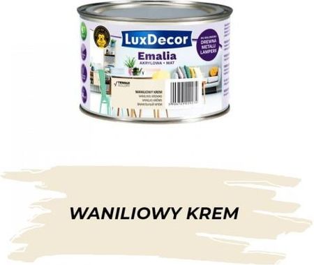 Luxdecor Emalia Akrylowa Waniliowy Krem 0,4L Mat