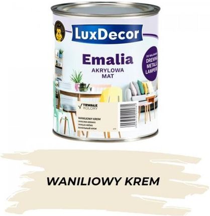 Luxdecor Emalia Akrylowa Waniliowy Krem 0,75L Mat