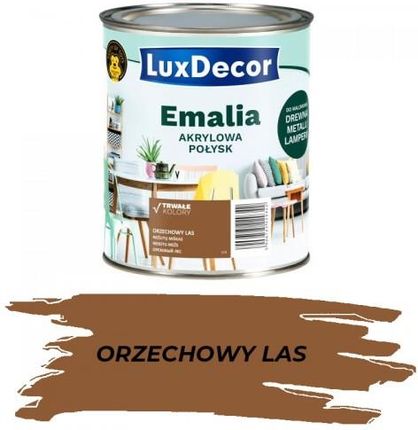 Luxdecor Emalia Akrylowa Orzechowy Las 0,75L Połysk