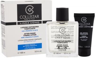 Collistar Uomo After-Shave Toning Lotion Zestaw Woda Po Goleniu 100 ml +  Żel Pod Prysznic 30 ml - Opinie i ceny na