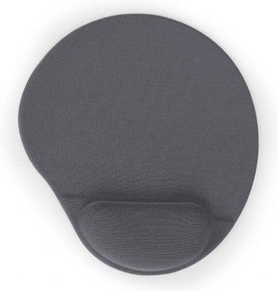 Gembird Mp-Gel-Gr Gel Mouse Pad With Wrist Support, Grey Comfortable Grey, (MPGELGR)