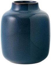 Villeroy & Boch - Lave Home wazon mały Shoulder, niebieski jednolity, 12,5 x 12,5 x 15,5 cm, 10-4286-5091 - Wazony