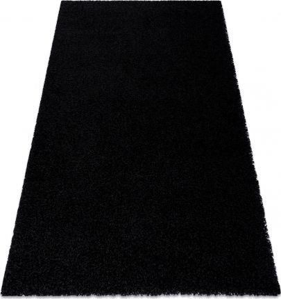 Dywany Łuszczów Dywan Soffi Shaggy 5Cm Czarny 120X170 Cm