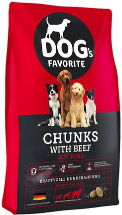 Goood Dog´S Favorit Chunks With Beef 15Kg