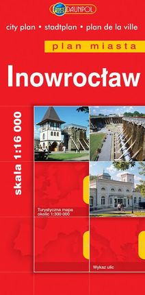 Inowrocław mapa 1:16 000 Daunpol