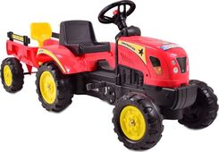Super-Toys Traktor Na Pedały Z Przyczepą I Akcesoriami I/TR3001 - Traktory dla dzieci