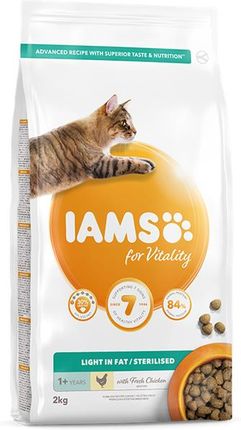 IAMS for Vitality Sterilised Adult/Senior Fresh Chicken 2kg