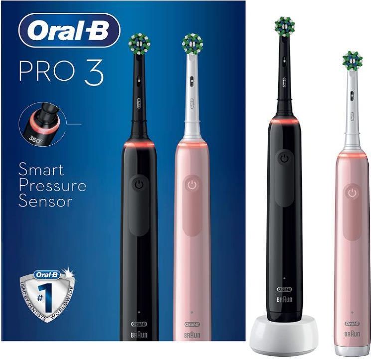 Szczoteczka elektryczna Oral-B PRO 3 3900 Black&Pink - Opinie i ceny na ...