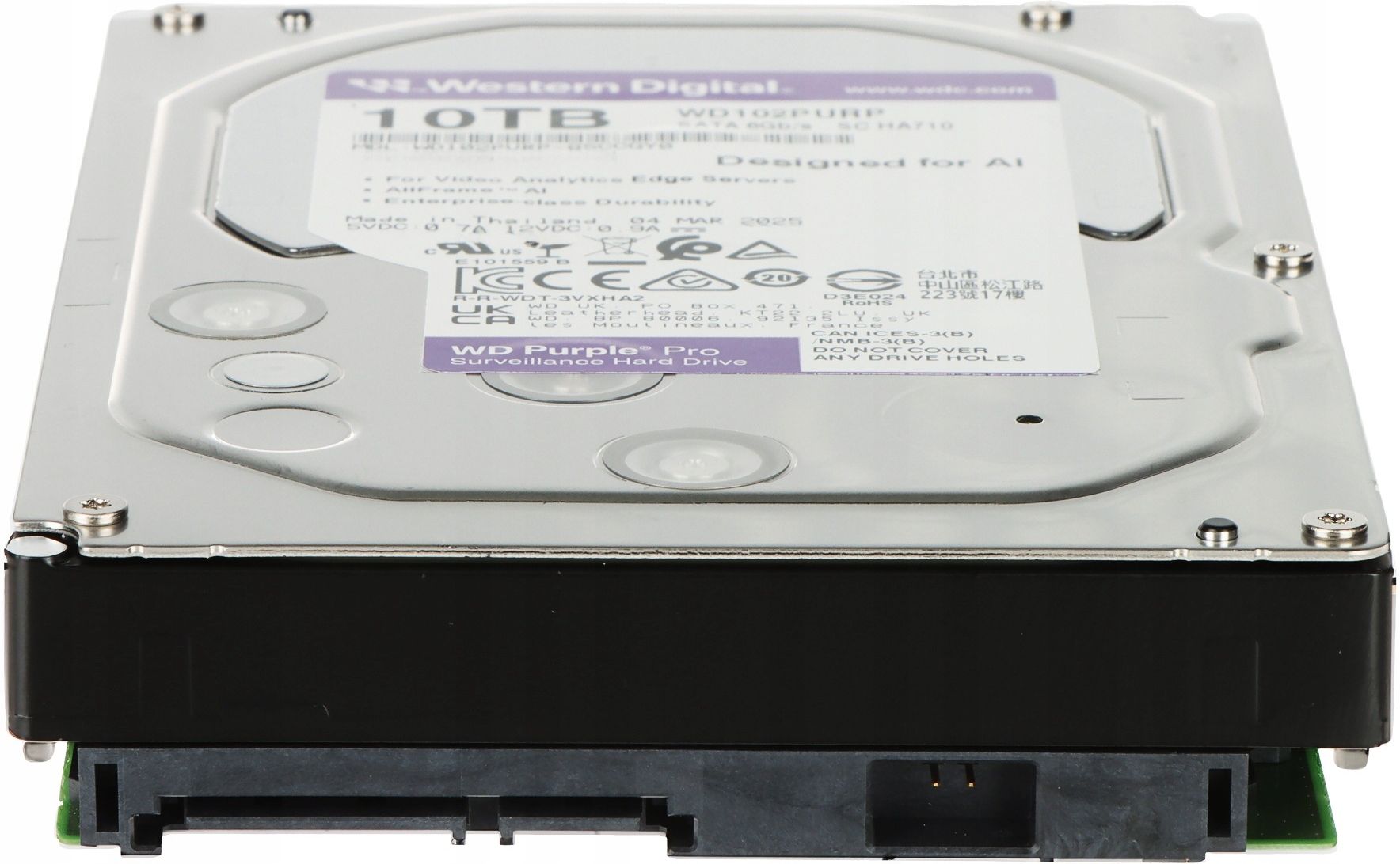 Dysk serwerowy Western Digital Wd Purple Pro 10Tb 3.5 Sata Iii