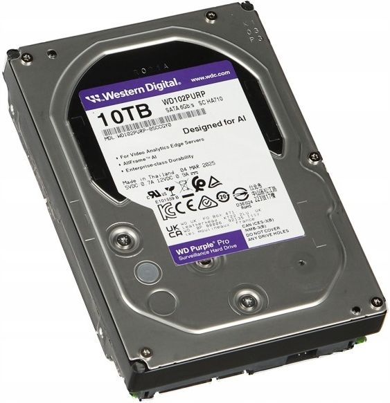 Dysk serwerowy Western Digital Wd Purple Pro 10Tb 3.5 Sata Iii