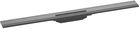 HANSGROHE 56052670 RainDrain Flex Element zewnętrzny odpływu liniowego 900 z możliwością przycięcia, montaż przyścienny Czarny Matowy