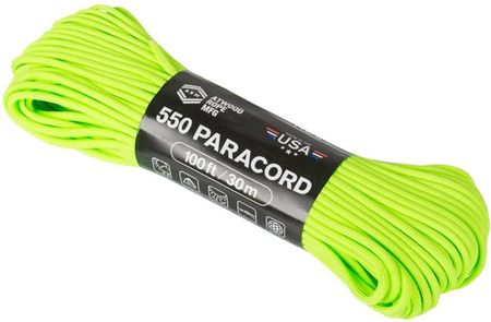 Atwood Rope Mfg Linka 550 Paracord (100Ft) Neon Green (CDPC1NL0Q)