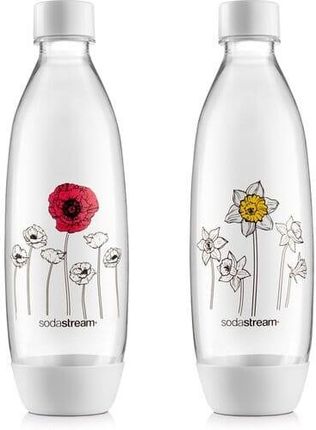 Sodastream butelki 2x1l Fuse Kwiaty