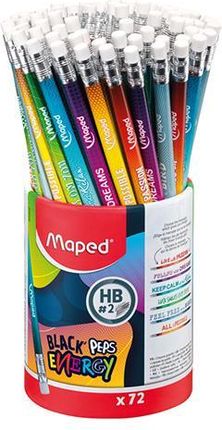 Ołówek Maped Energy HB z gumką 852002
