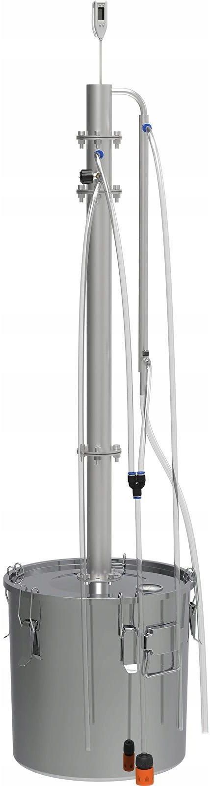 BROWIN DESTYLATOR 30 L BIMBER KOLUMNA REFLUKS CHŁODNICA 341223 - zdjęcie 7 BROWIN DESTYLATOR 30 L BIMBER KOLUMNA REFLUKS CHŁODNICA 341223