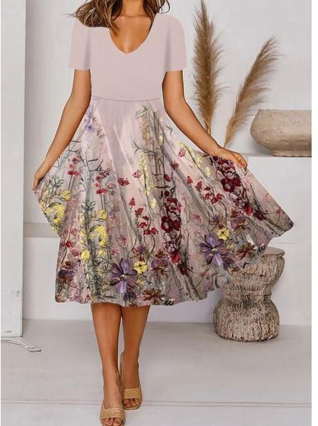 Floryday Sukienki Midi Kwiatowy Kr tki R kaw 1955790947 Z amana Floryday Sukienki Midi Kwiatowy Kr tki R kaw 1955790947 Z amana