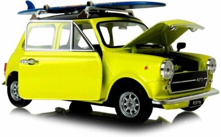 MINI COOPER　1300S Welly Mini Cooper 1300 Surfing Auto Metalowy Model 1:24