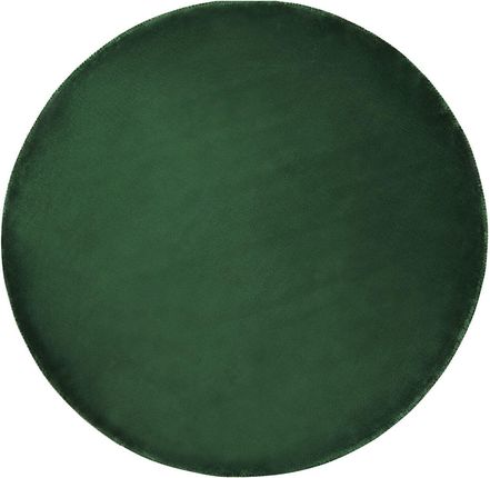 Beliani Ręcznie tkany dywan z wiskozy zielony okrągły 140 cm chodnik do salonu Gesi II