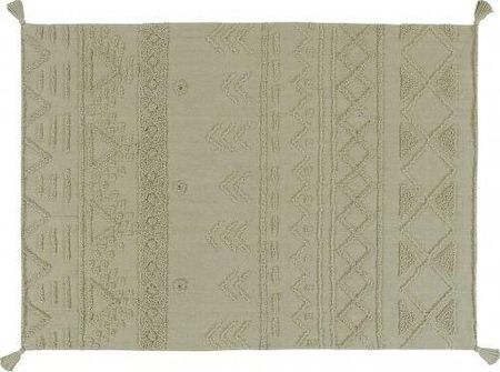 Lorena Canals Dywan Tribu Olive L 170X240 Oliwkowy Z Pomponami