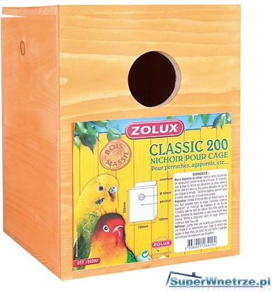 Budka dla małych ptaków egzotycznych zolux Classic 200 126420