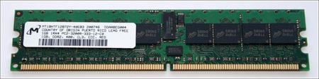 Micron RAM 1GB MICRON DDR2 400MHz PC2-3200 ECC Registered DIMM MT18HTF12872Y-40EB3