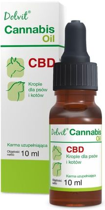 Dolfos Dolvit Cannabis Oil Suplement Diety Dla Psa I Kota 10Ml
