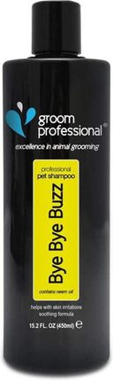 Groom Professional Bye Buzz Shampoo 450Ml Szampon Oczyszczający Odstraszający Pchły I Inne Owady