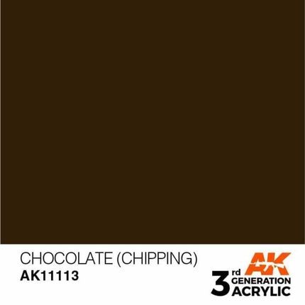 Ak-Interactive Farba Akrylowa Chocolate Chipping Standard 17Ml Ak11113