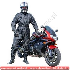 Odzież motocyklowa Kombinezon Przeciwdeszczowy Czarny - zdjęcie 1