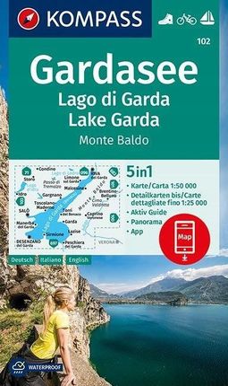 Gardasee / Lago di Garda / Lake Garda Mapa Kompass