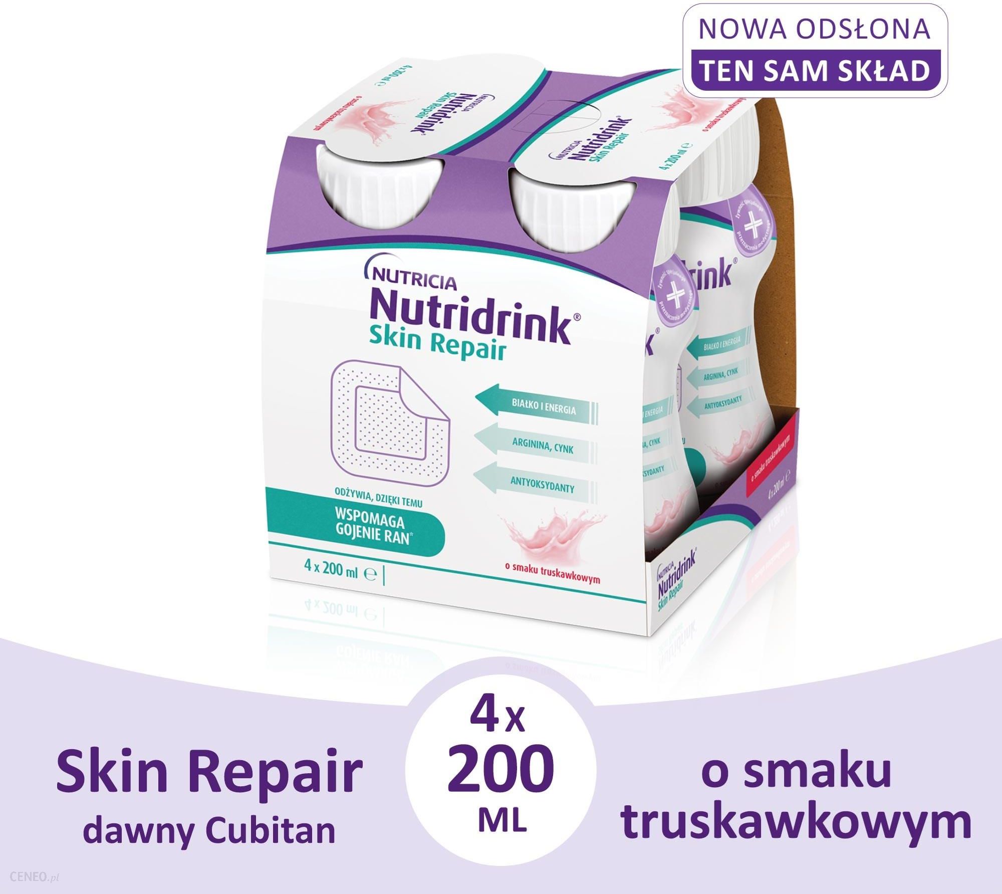 Nutridrink Skin Repair truskawka 4x200ml