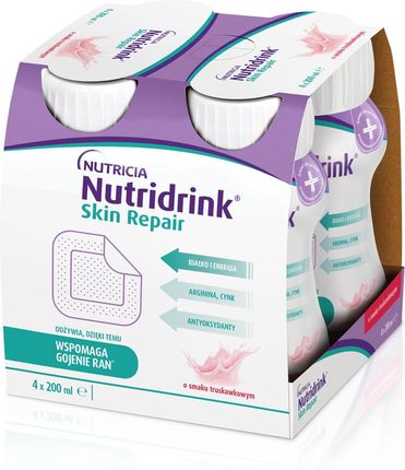 Nutridrink Skin Repair smak truskawkowy 4x200ml