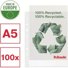 Esselte Koszulka 100% Recycled Premium A5 70 Mikronów. Pudełko Zawiera 100 Sztuk.