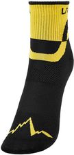 La Sportiva Trail Running Socks czarny żółty  - Bielizna do biegania