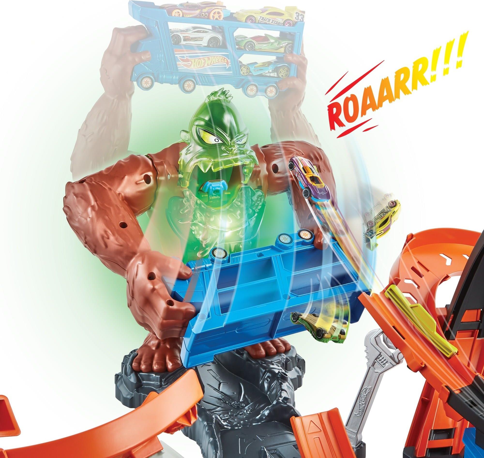 Hot Wheels City zestaw Goryl Toksyczny Atak GTT94 - zdjęcie 2 Hot Wheels City zestaw Goryl Toksyczny Atak GTT94