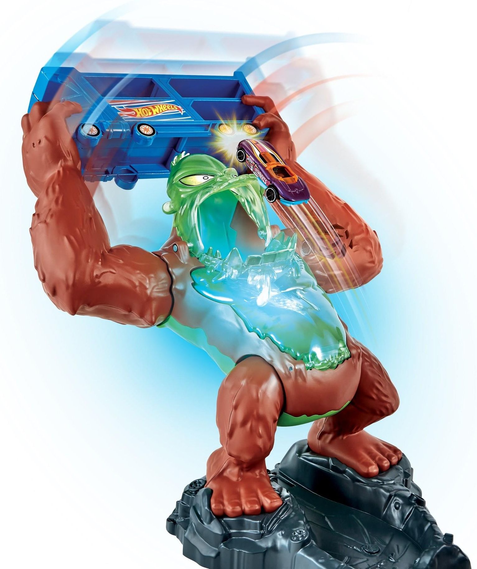 Hot Wheels City zestaw Goryl Toksyczny Atak GTT94 - zdjęcie 5 Hot Wheels City zestaw Goryl Toksyczny Atak GTT94