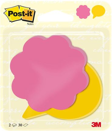 Post-It Karteczki Samoprzylepne Post It Chmurka I Kwiatek 2X30K ®