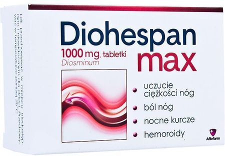 Diohespan max 1000mg 30 tabletek