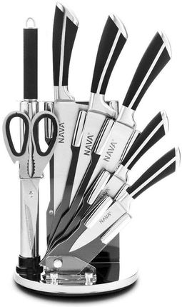 Nava Nóż noże STALOWE zestaw komplet noży ACER 7szt. w stojaku (10167021)