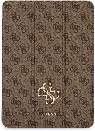 Guess GUIC11G4GFBR iPad 11" 2021 Book Cover brąz 4G Collection (GUE001469)