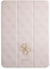 Guess Etui GUIC12G4GFPI Apple iPad Pro 12.9 2021 (5. generacji) Book Cover różowy 4G Collection (GUE1235PNK)