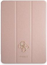 Guess Etui GUIC12PUSASPI Apple iPad Pro 12.9 2021 (5. generacji) Book Cover różowy Saffiano Collection (GUE1238PNK)