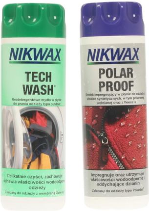 Nikwax Twin Pack: Tech Wash + Polar Proof