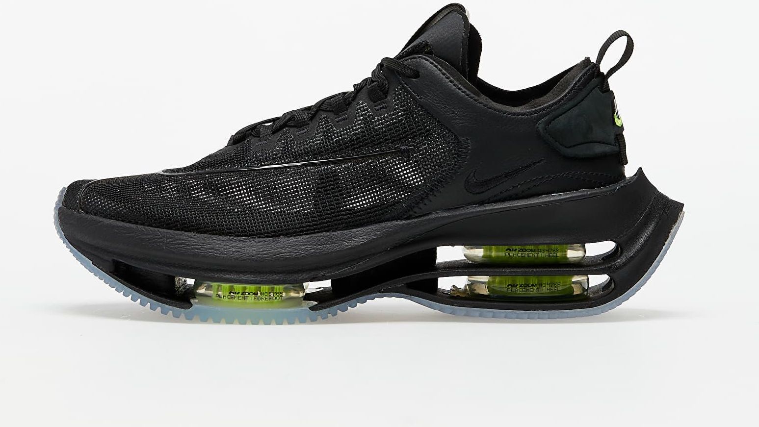 nike zoom double stacked volt black